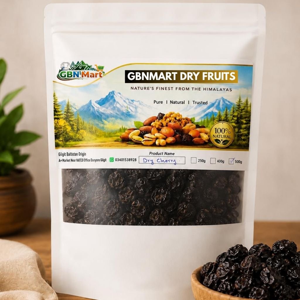 Premium Dried Cherries from Gilgit-Baltistan – Naturally Sun-Dried Cherry Fruit | Healthy & Delicious Snack
